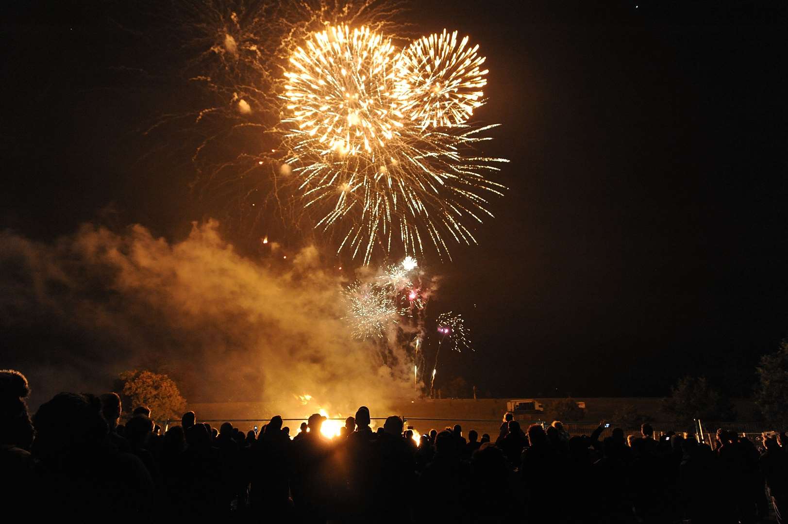 Fireworks at Christchurch park, Ipswich