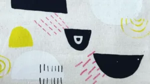 Beginners screen printing on fabric