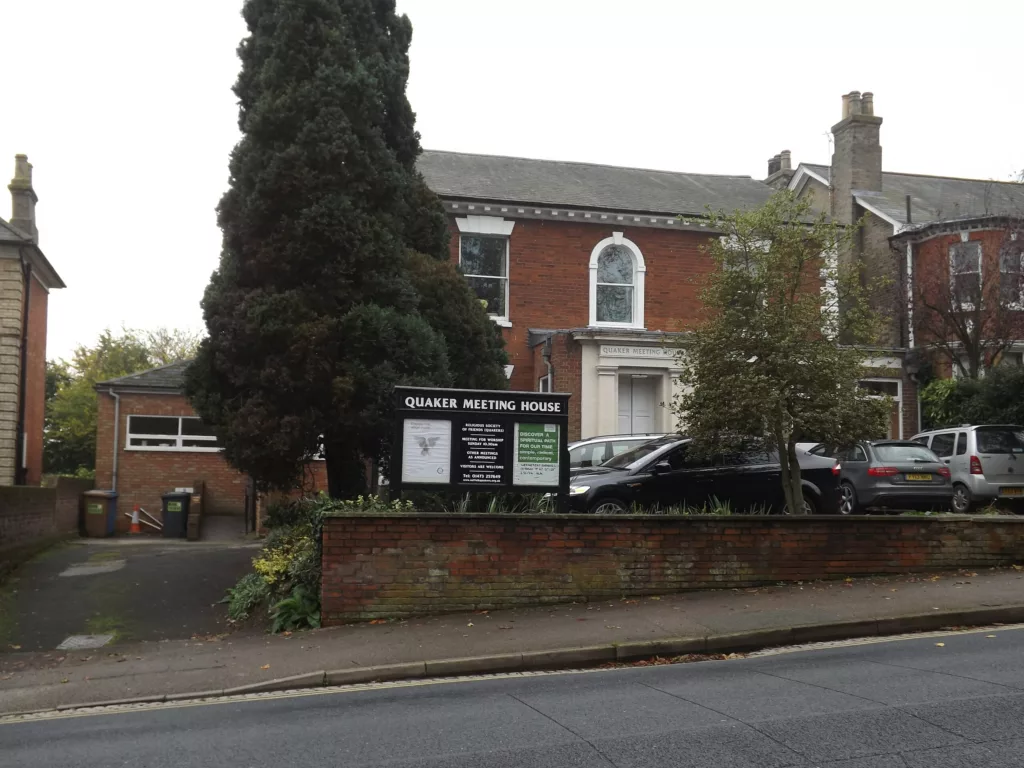 External view of Ipswich Quaker Meeting House