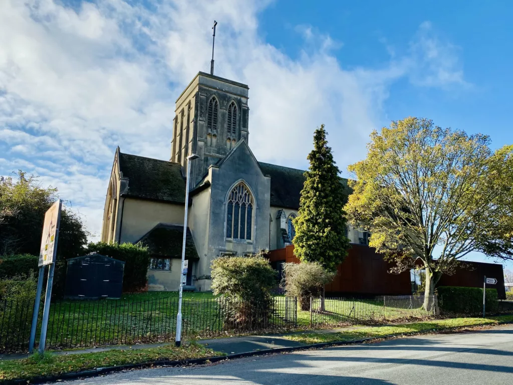 Exterior view of St Augustine's Church, Ipswich