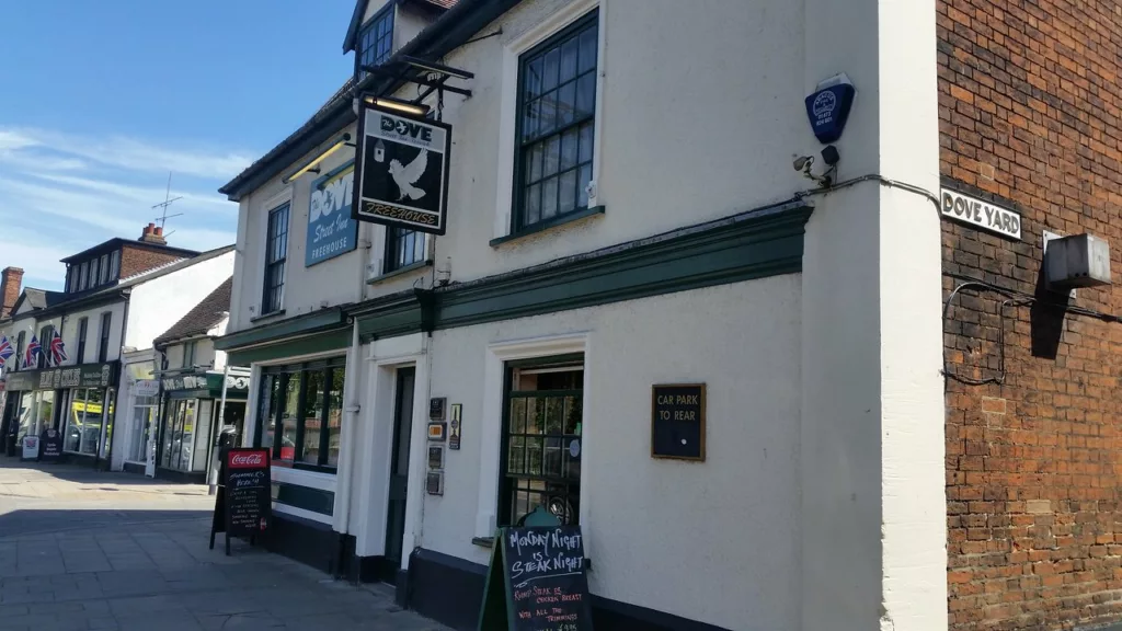 External view of The Dove Street Inn, Ipswich