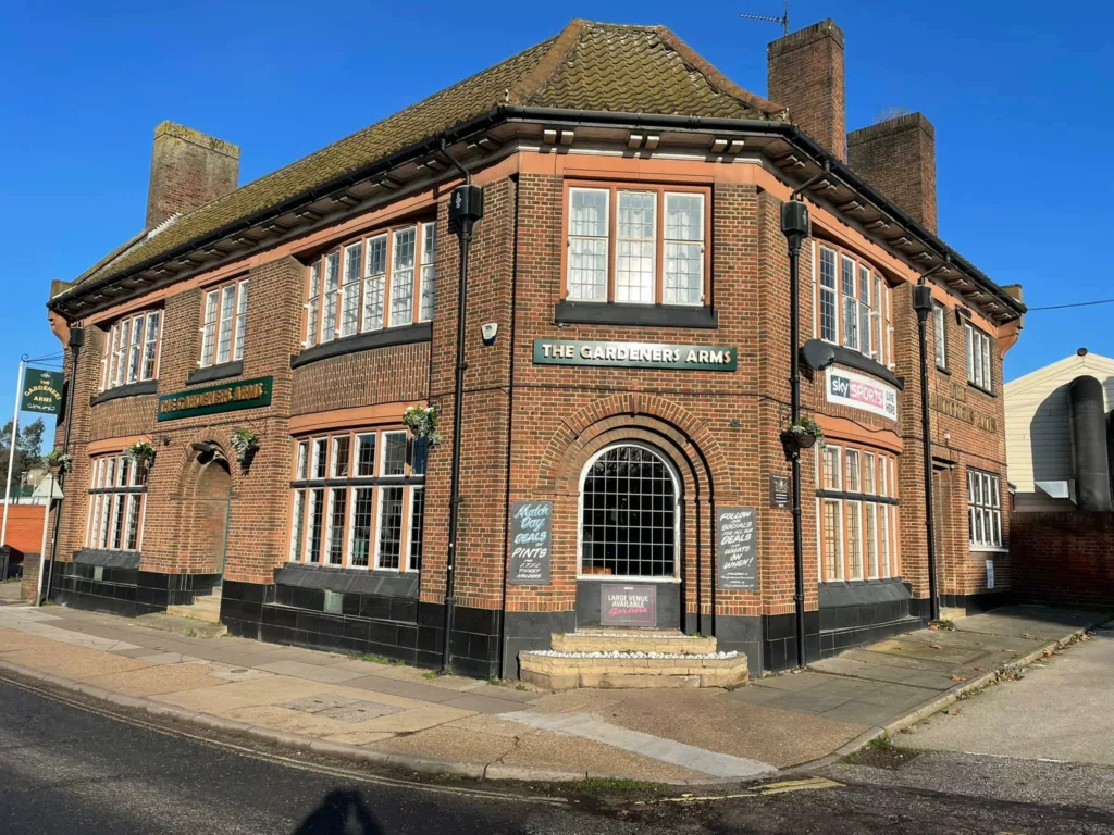 External view of The Gardeners Arms, Ipswich