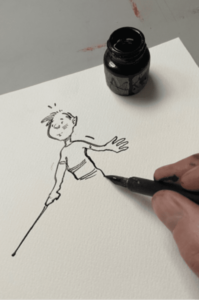 Cartoon Drawing Styles in 20 Century Magazines