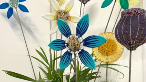 Fused Glass Garden Flowers