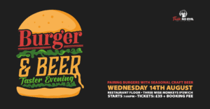 Burger and Beer Taster Evening