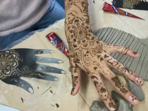 Blank Page – Clay, henna and ink play workshop with Alice Andrea Ewing