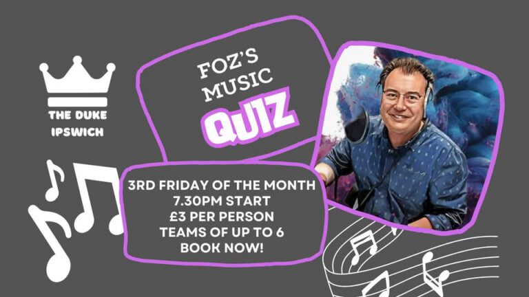 Foz’ Music Quiz at The Duke