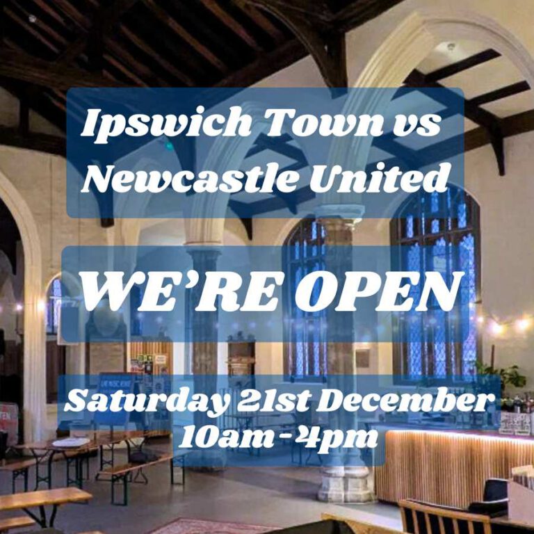 Pre-Match Drinks At St Stephen’s Church
