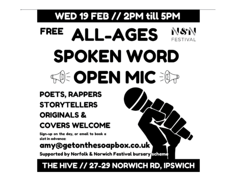 All-ages Spoken Word Open Mic Event