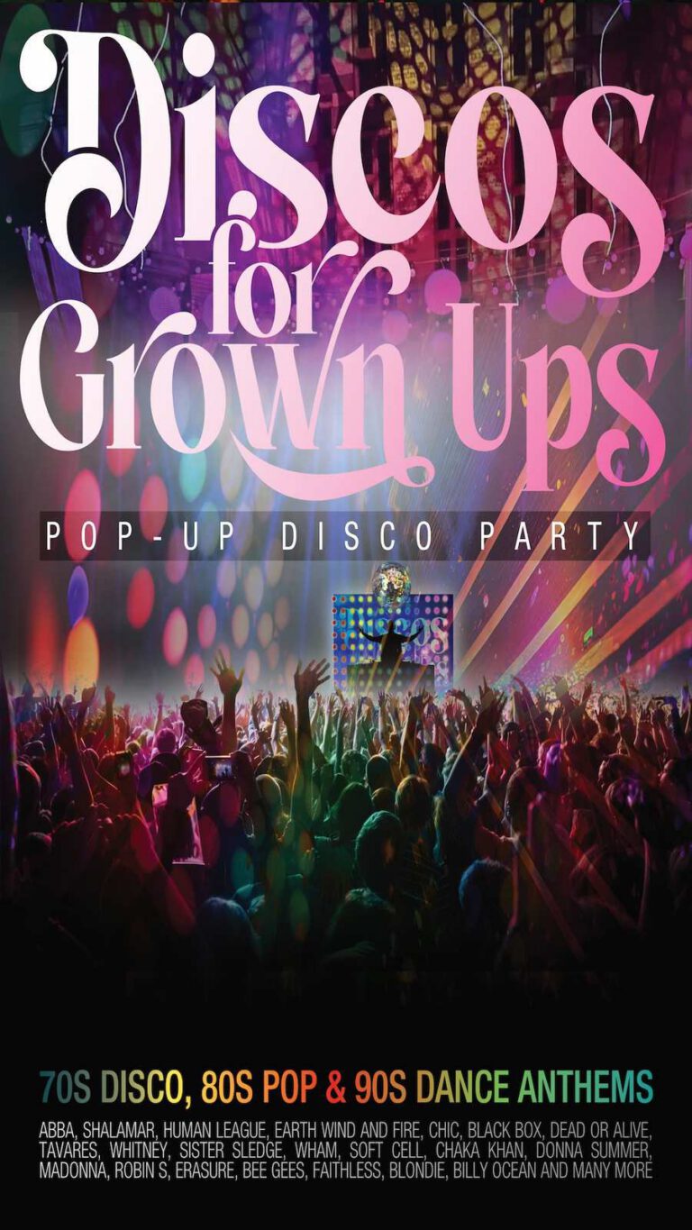Discos For Grown Ups – 70S, 80S And 90S Disco Party