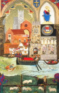 Charter 825 Festival – Buildings in the Ipswich Charter Hangings 