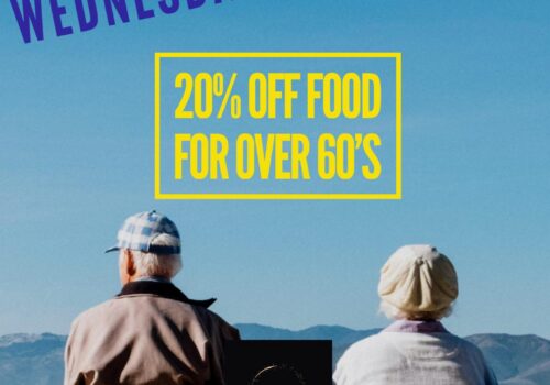 Wednesday deal for the Over 60’s at the Golden Hind