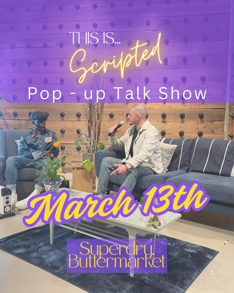 This is Scripted – Pop Up talk show
