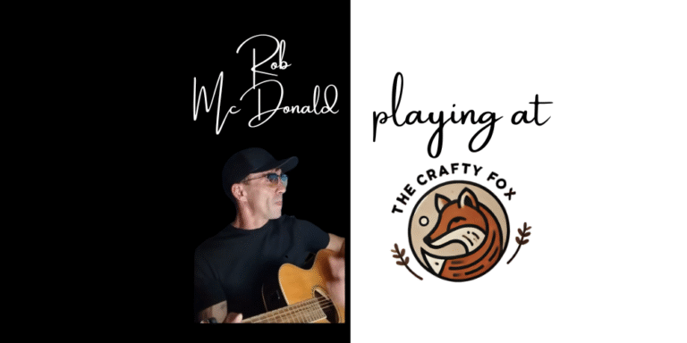 Rob McDonald playing at The Craft Fox