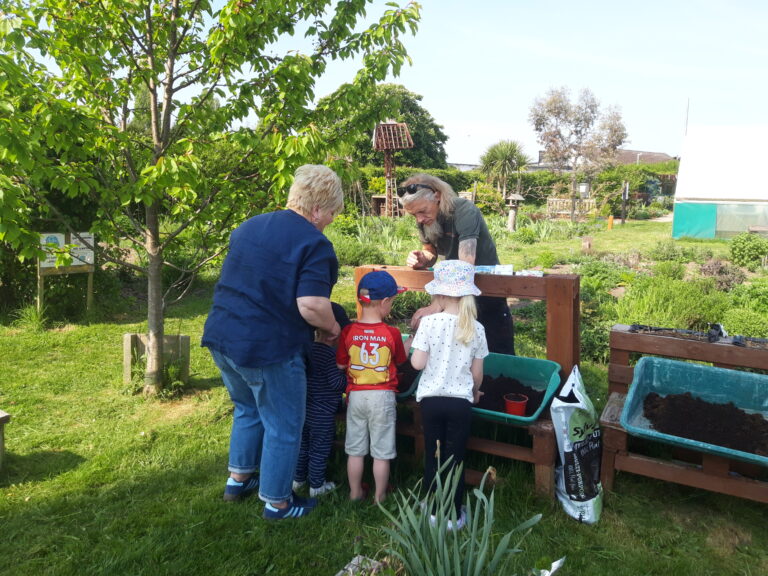 Spring Family  Adventure at People’s Community Garden