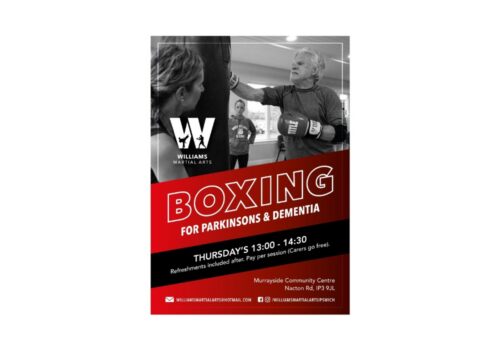 Parkinsons and Dementia boxing fitness class