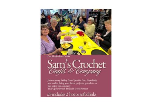 Crochet, Crafts and Company – Friday evenings