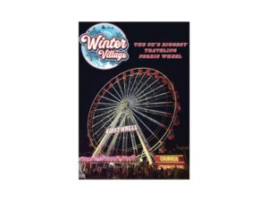 Winter Ferris wheel at Trinity Park