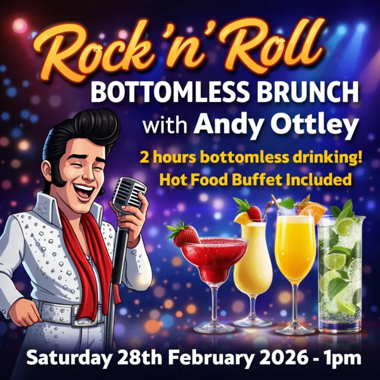 Rock n Roll Bottomless Brunch with Andy Ottley