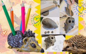 Make a Hedgehog Pencil Pot