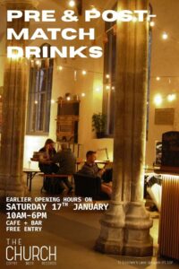 Pre and Post Match Drinks