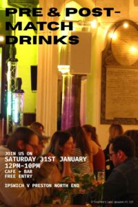 Pre and Post Match Drinks
