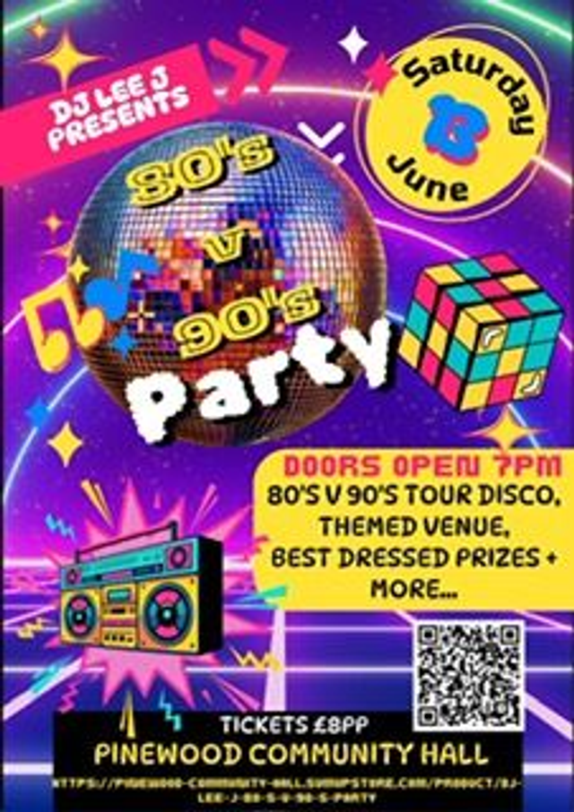 DJ LEE J – 80’S V 90’S PARTY