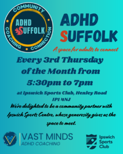 ADHD Suffolk – a space for adults to connect