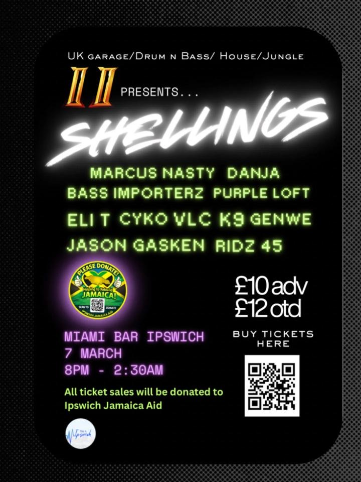 Shellings – in support of Jamaica Aid
