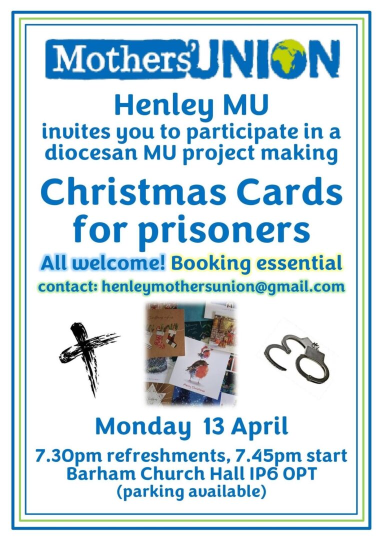 Henley MU – Christmas Cards for Prisoners