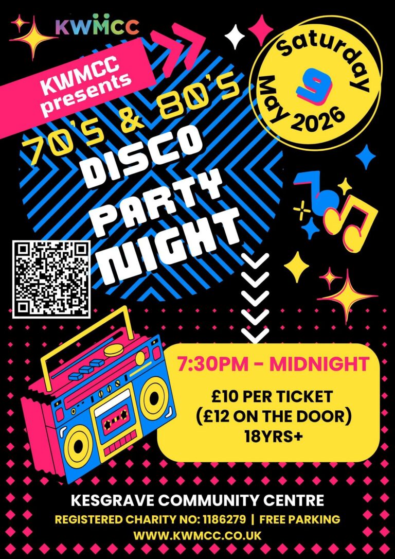 70’s and 80’s Disco Party Night