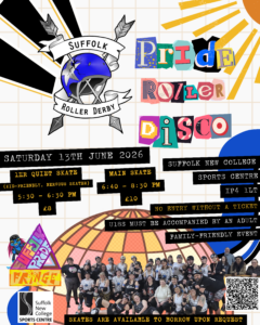 Suffolk Pride Fringe Festival: Suffolk Roller Derby’s Pride Roller Disco