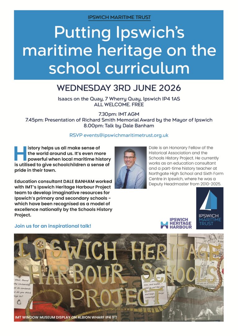 Putting Ipswich’s maritime heritage on the school curriculum